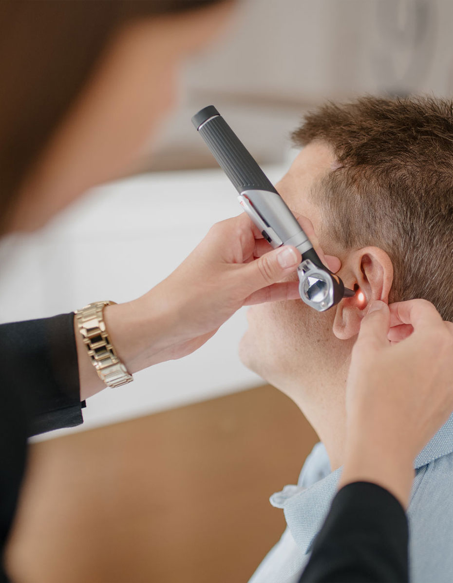 Hörakustik Würth, Service mit Stetoskop